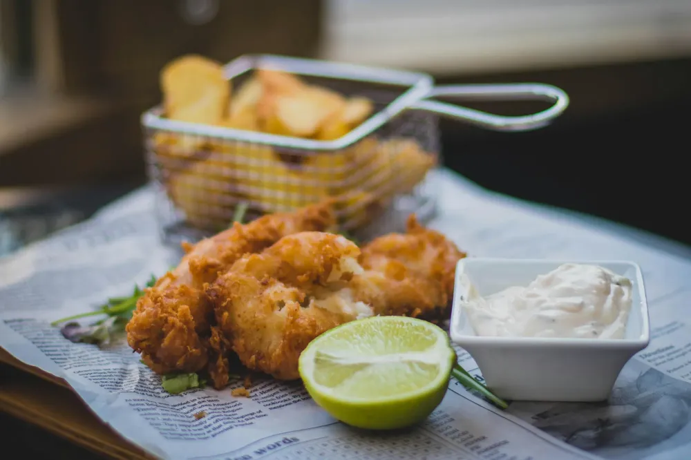Fish and chips near Plabennec